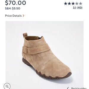 Sketcher’s Bikers Lie Suede, Tan, Size 9